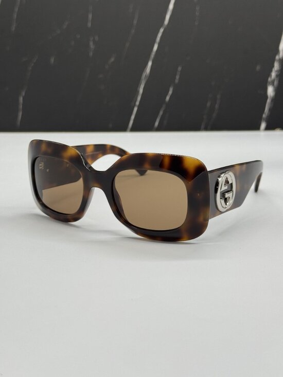 NEW GUCCI GG1695S 002 SUNGLASSES HAVANA WOMEN EYEWEAR main image 9